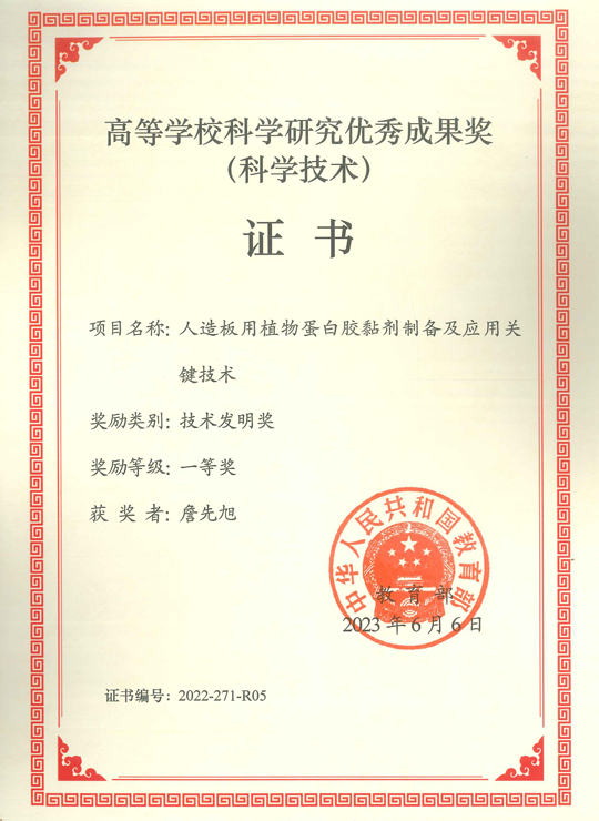 教育部技術(shù)發(fā)明一等獎